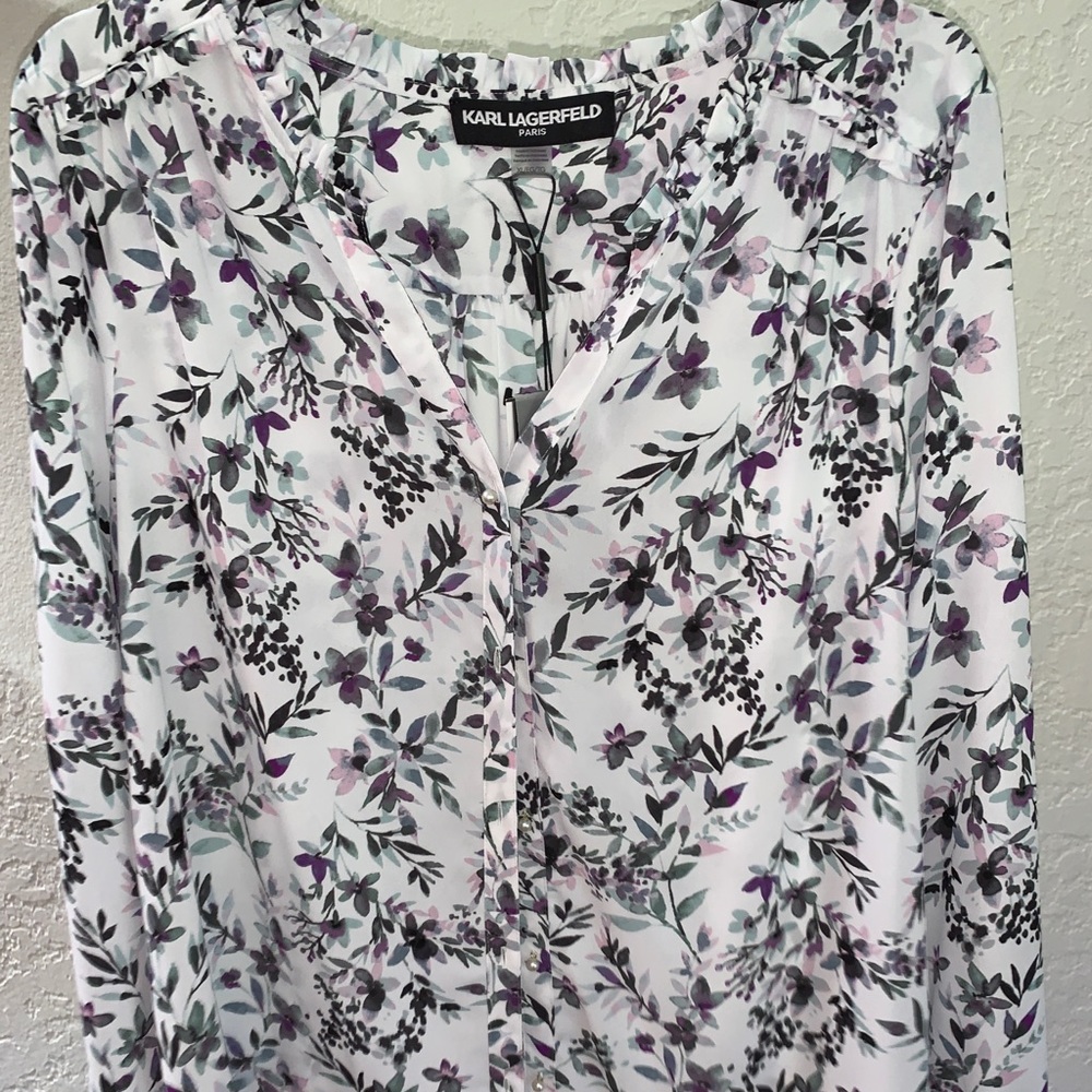 Karl Langerfeld Paris Longsleeve Blouse